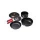 ชุดหม้อเคลือบ Coleman Jp Aluminum Cooker Set-Black