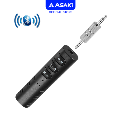 Asaki Bluetooth Receiver อุปกรณ์รับสัญญาณบลูทูธไร้สาย สามารถเชื่อมต่อบลูทูธผ่านมือถือได้ รุ่น AK-BT9200