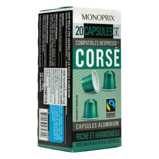 Monoprix เอสเพรสโซ่คอร์เซ่ 20แคป 100ก