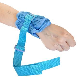 Abloom สายรัดข้อมือ ป้องกันผู้ป่วยดิ้น ขยับ (สีฟ้า)