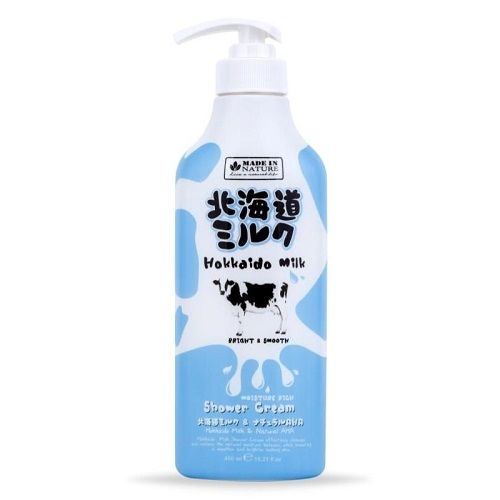 ครีมอาบน้ำผิวแห้ง Made In Nature Hokkaido Milk